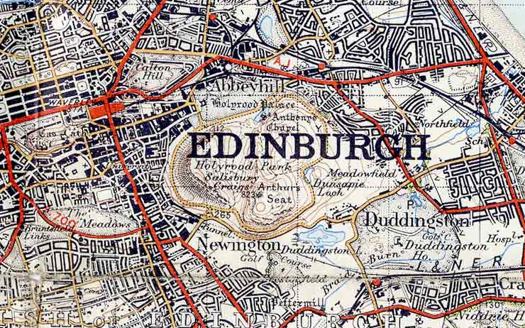 Ordnance Survey Map Edinburgh Illustrated Talk "A Revolution In Mapping - The Ordnance Survey, Mapping  The Nation From The 18Th Century To Present Day" Thursday February 7Th  19:30 - Dr Neils Garden
